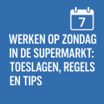 werken op zondag supermarkt